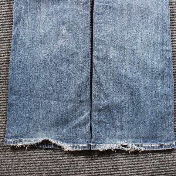 Miss Me Jeans Women's 31x34 Blue Bootcut Flap Pockets Contrast Stitch - Picture 7 of 9